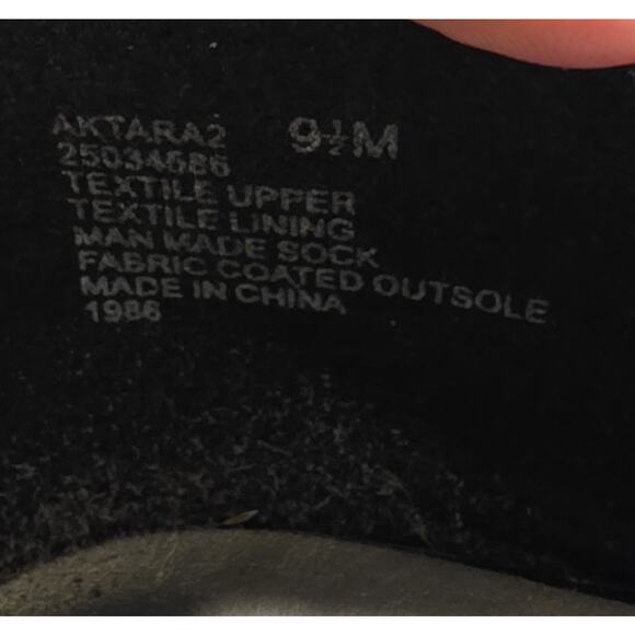 Anne Klein AK Sport Teaberry Slip On Wedge Black/White Size 9.5 Snake Skin - Picture 8 of 8